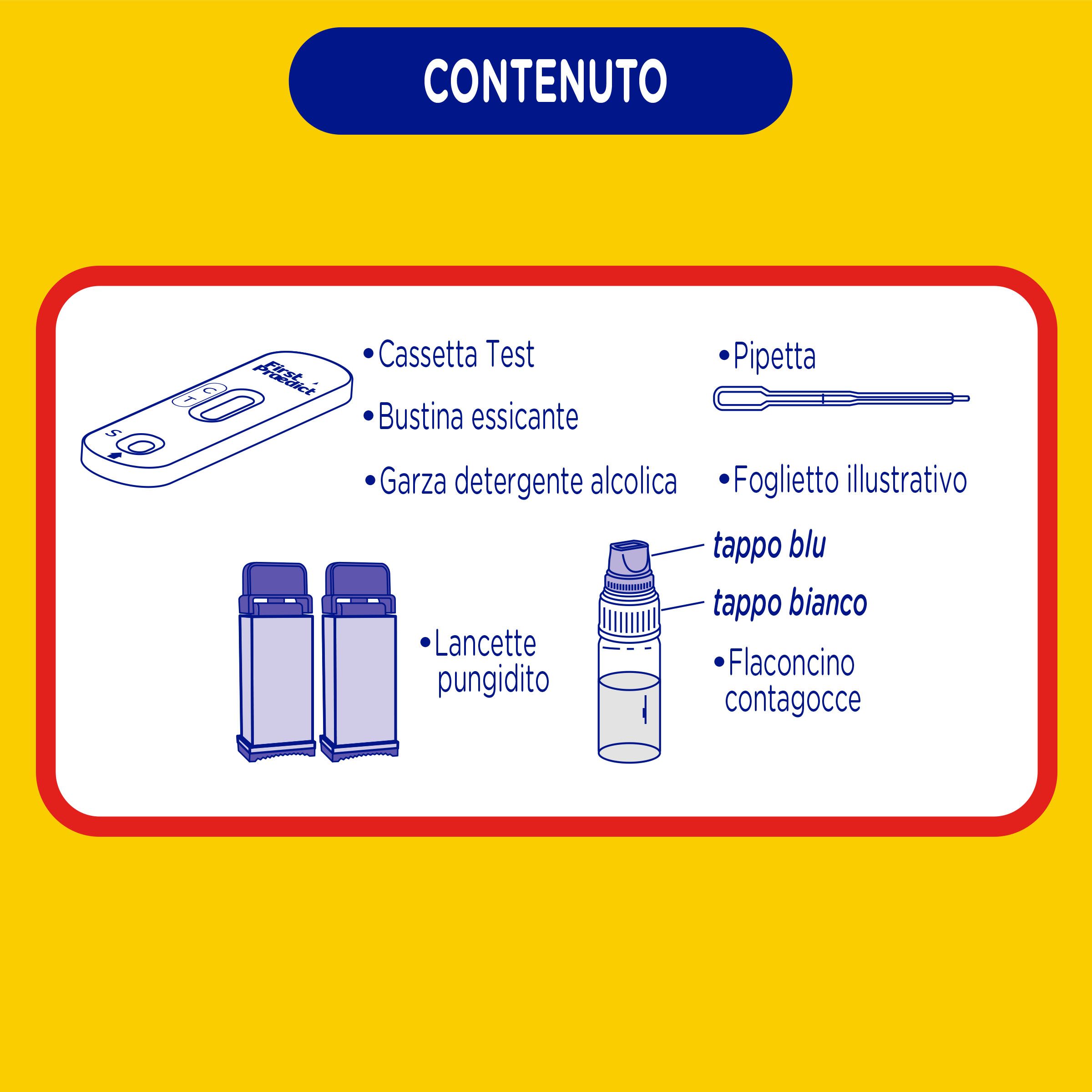 First Praedict - Self-test Ferritina: kit rapido per la rilevazione della ferritina nel sangue