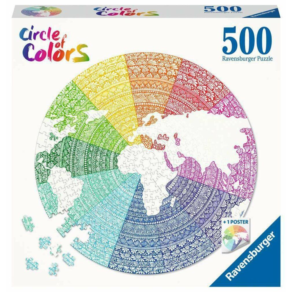 Puzzle del cerchio dei colori - Mandala, ück.