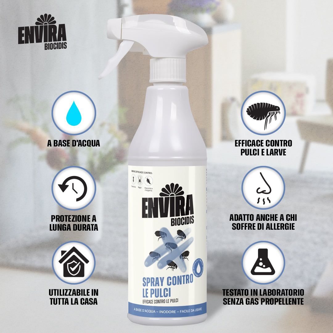 Envira Spray Contro le Pulci