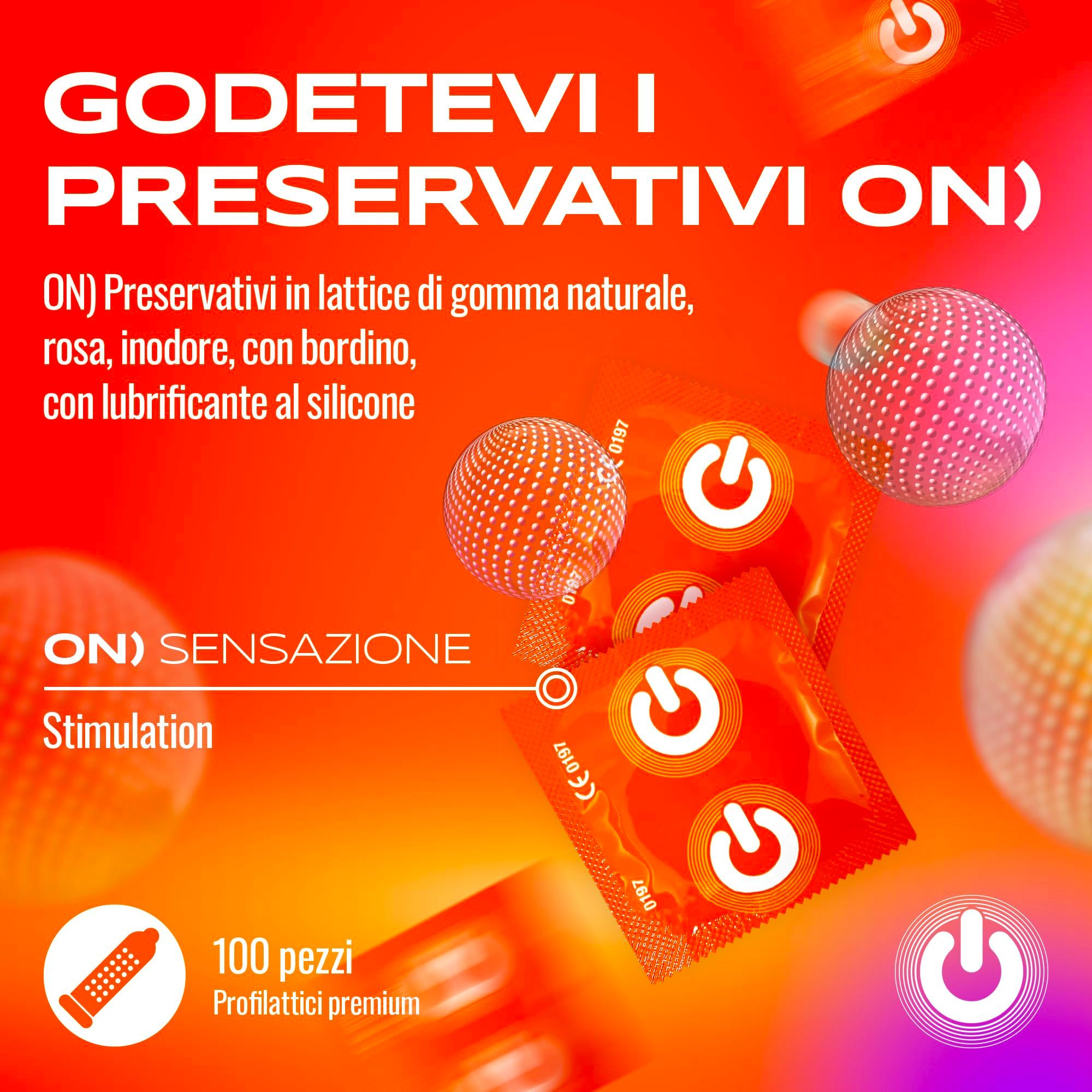 100 preservativi, naturali, cilindrici, con serbatoio, trasparenti, con silicone.