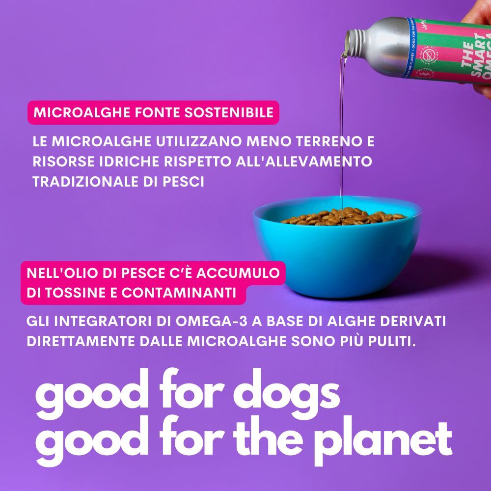 JAMPY Olio Vegetale per Cani The Smart Omega