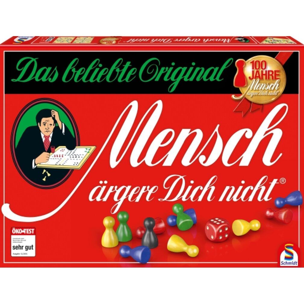 Schmidt Spiele Mensch ärgere dich nicht - Jubiläumsausgabe, gioco da tavolo