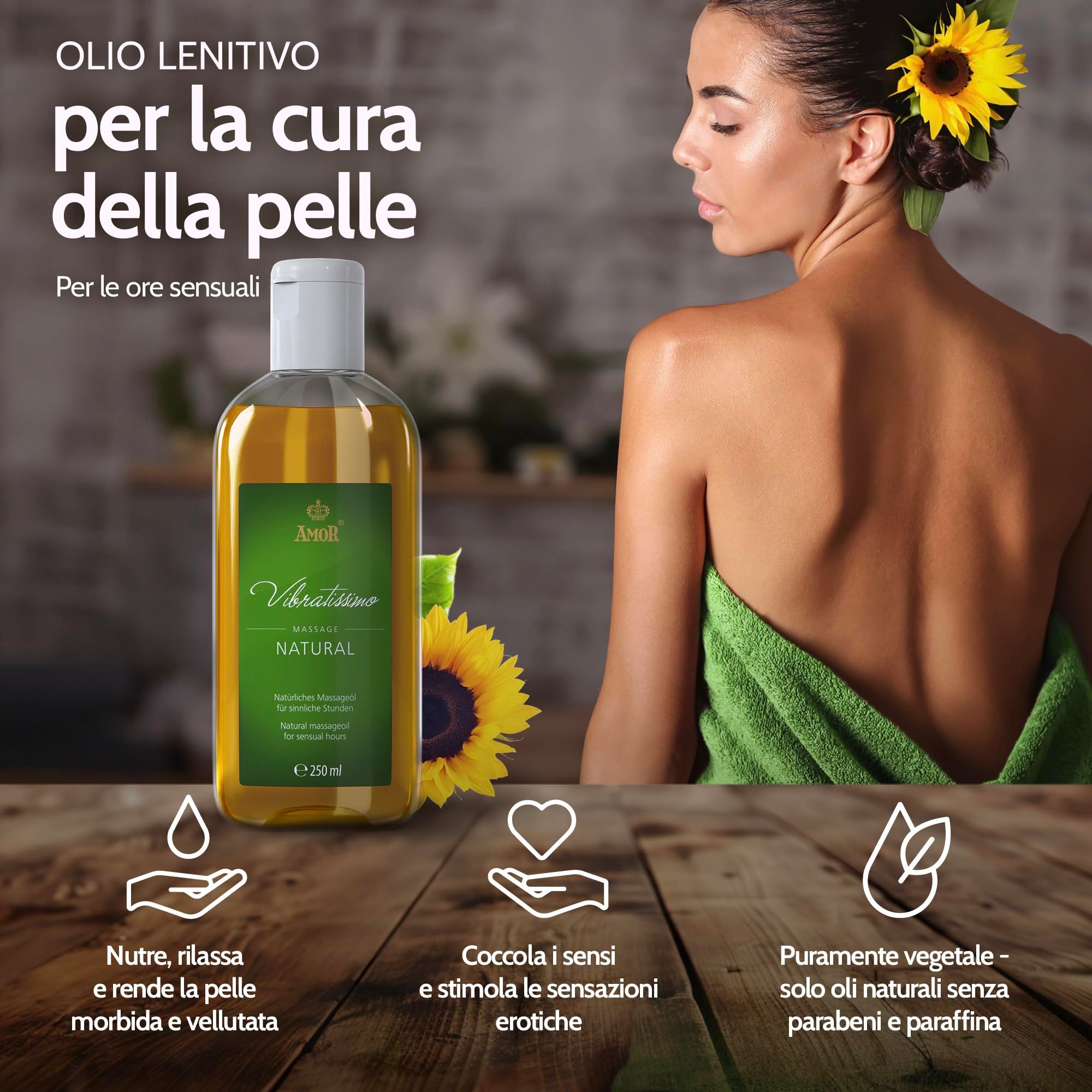 Vibratissimo Olio da Massaggio Natural