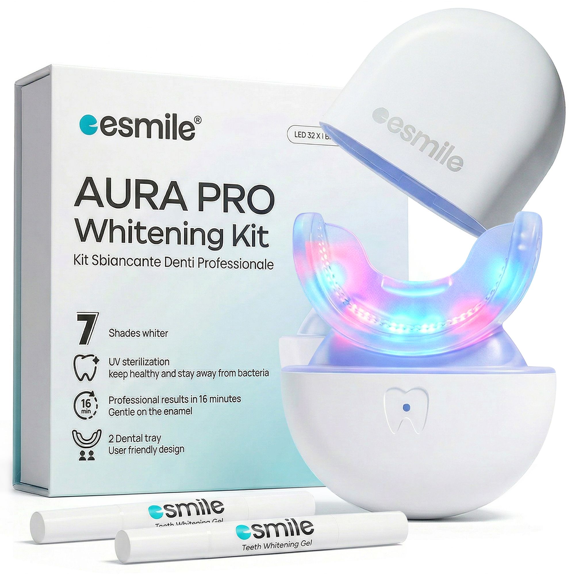 esmile - Kit Sbiancante AURA PRO