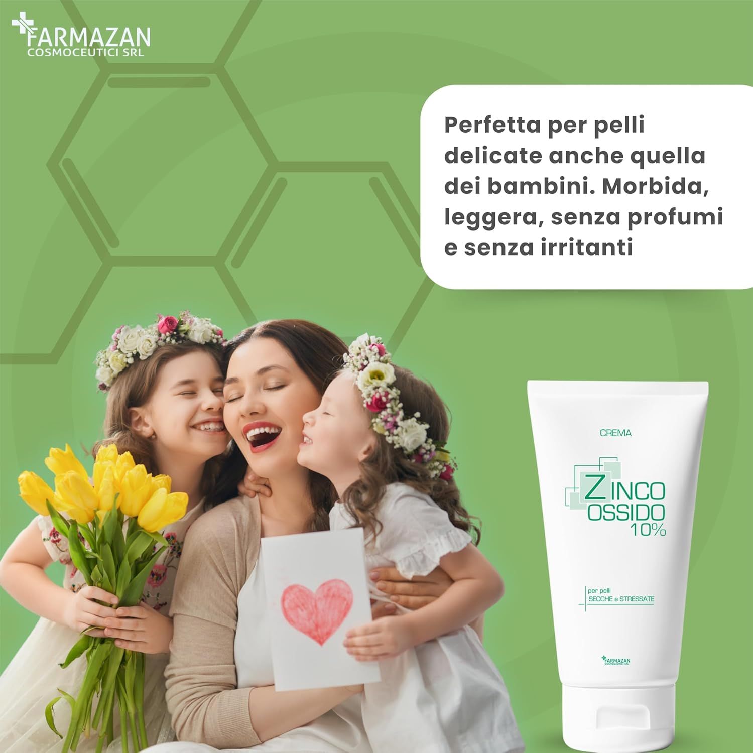 FARMAZAN  Crema Zinco Ossido 10% 250 ml