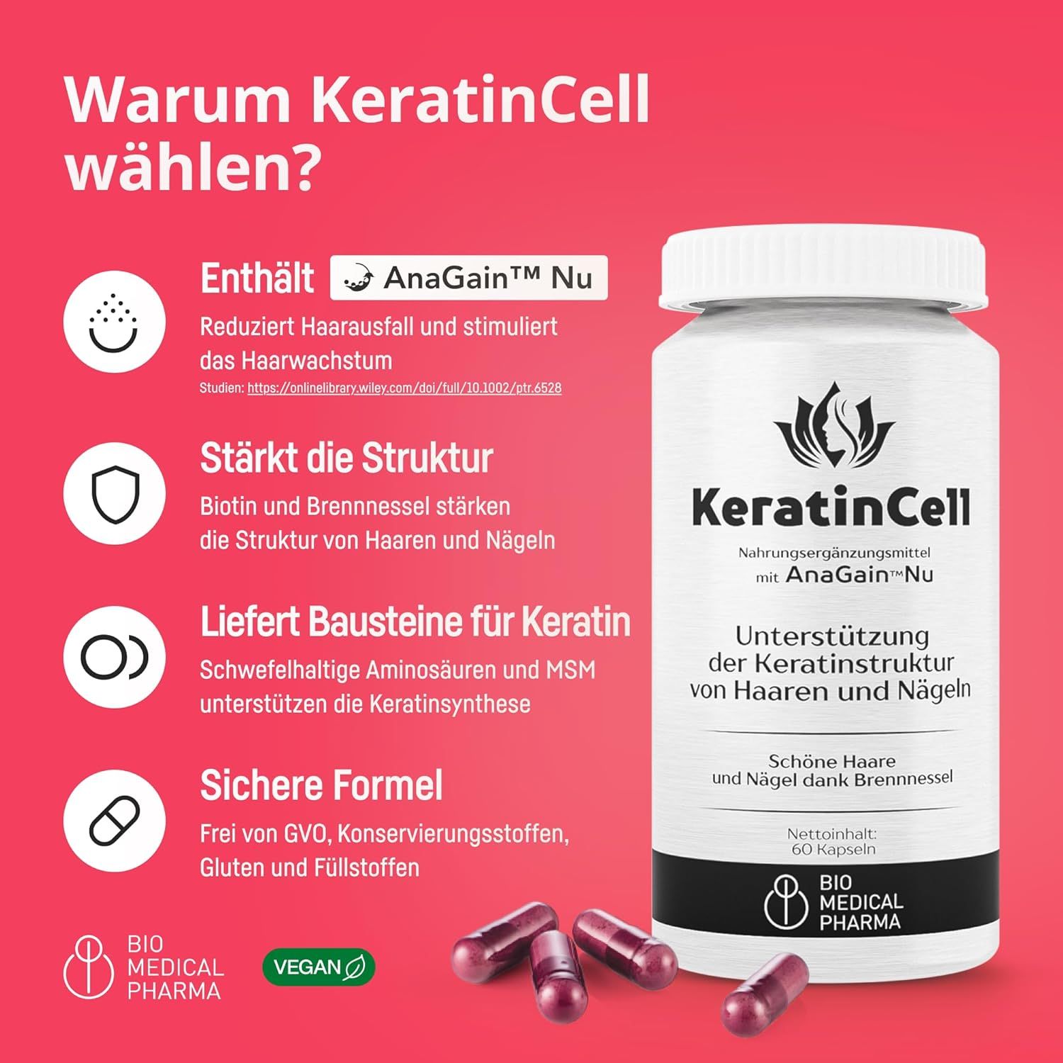 Bio Medical Pharma Capsule di Cheratina