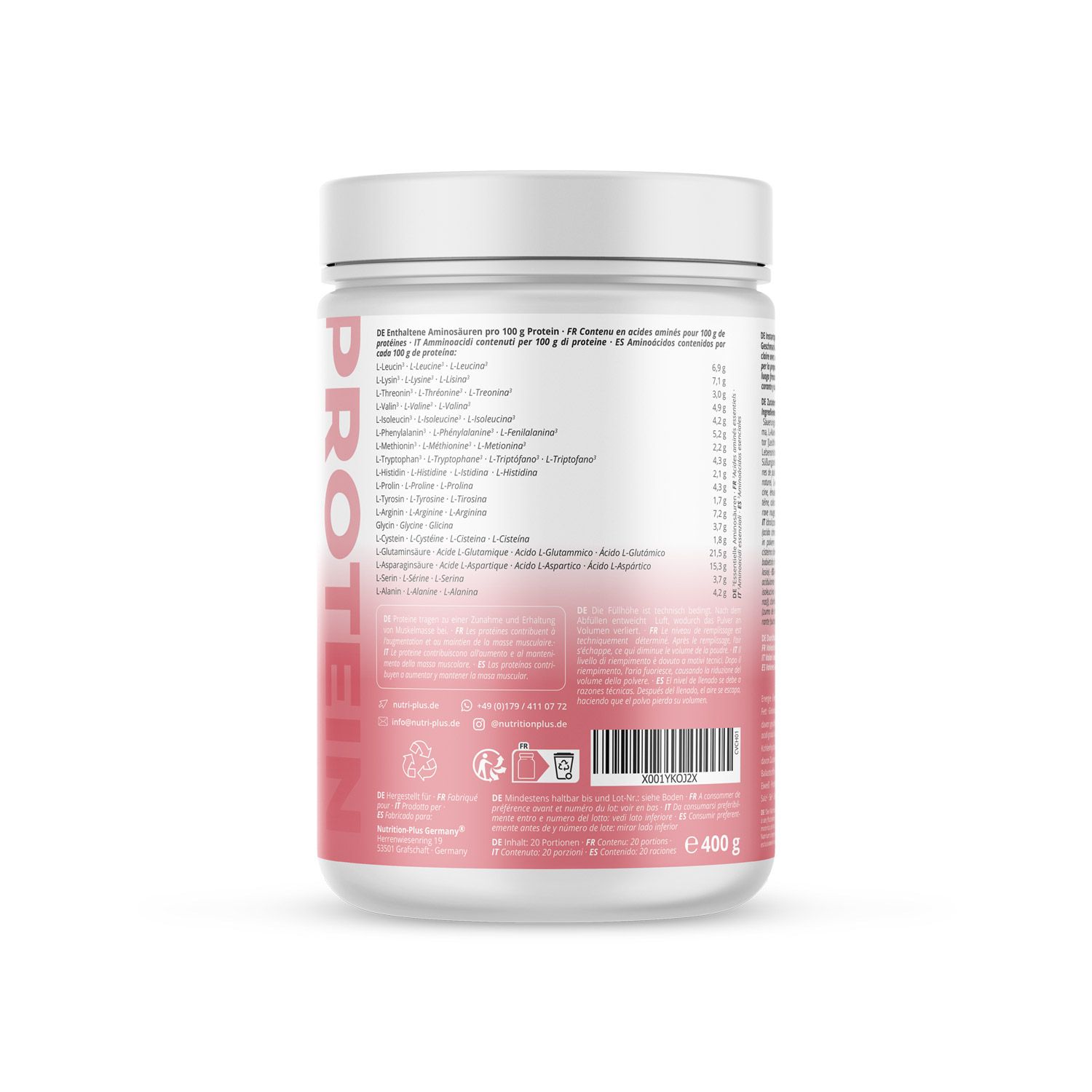 Nutri+ Clear Vhey Proteina in Polvere 400g