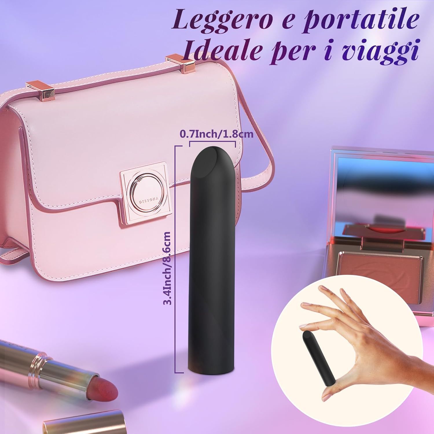 rinofans vibratore compatto per donne