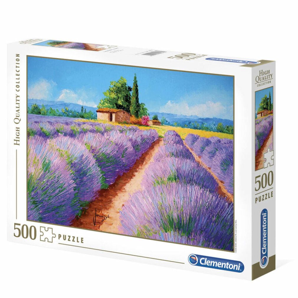 Puzzle Clementoni 500 pezzi Scena di lavanda 35073 X6