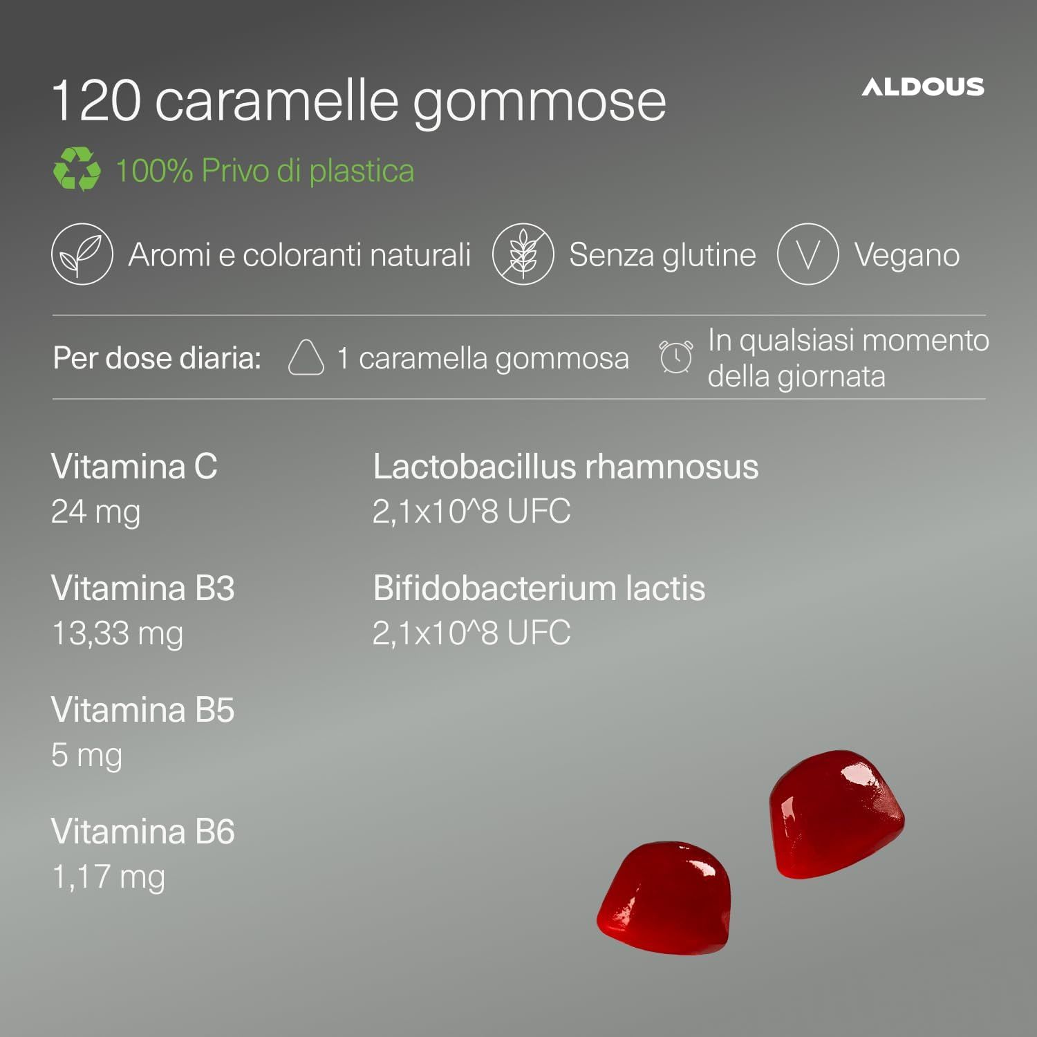Aldous Gummies Probiotici per la Rigenerazione Intestinale