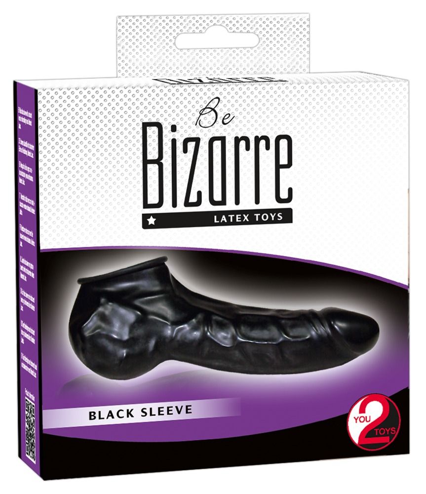 Guaina per pene/testicoli “Black Sleeve” in lattice | You2Toys