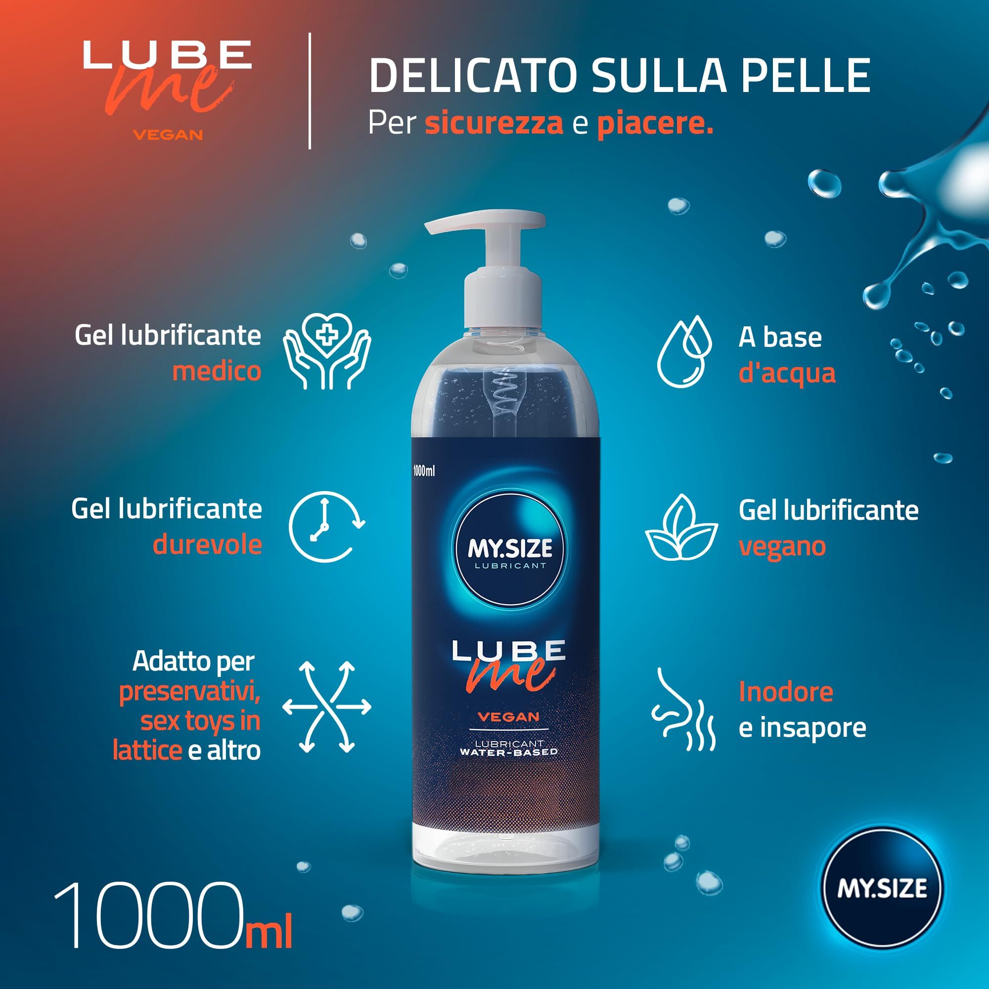 MY.SIZE Lube Me Vegan Gel Lubrificante