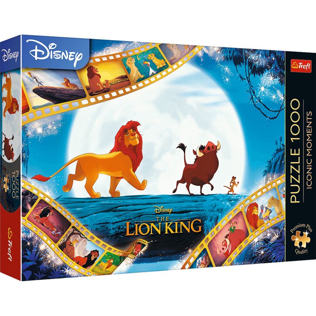 trefl Puzzle Premium Plus Iconic Moments: The King of löwen 1000 pezzi