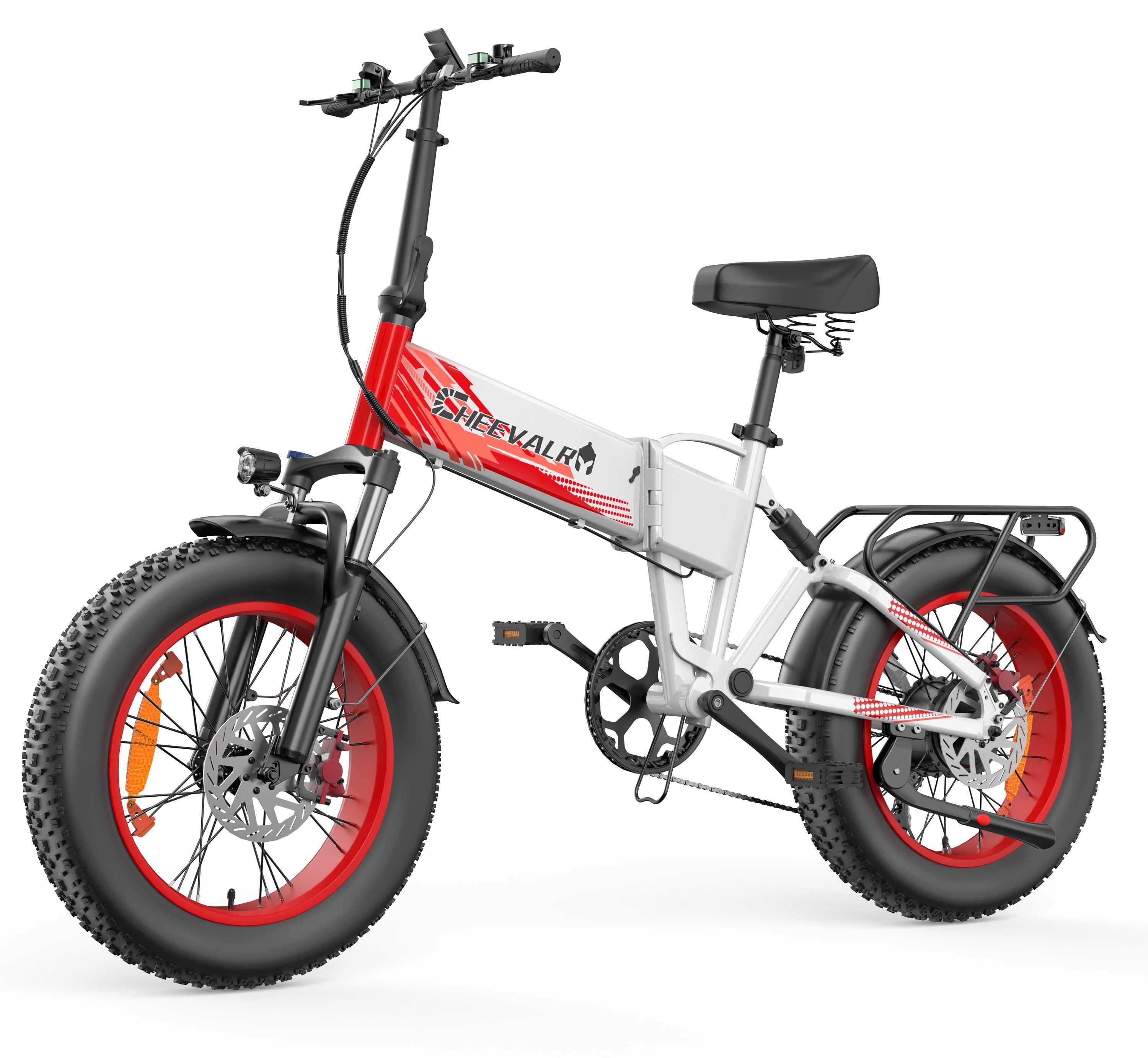 Cheevalry CF1000-1 Bicicletta elettrica pieghevole con batteria da 48V 20Ah