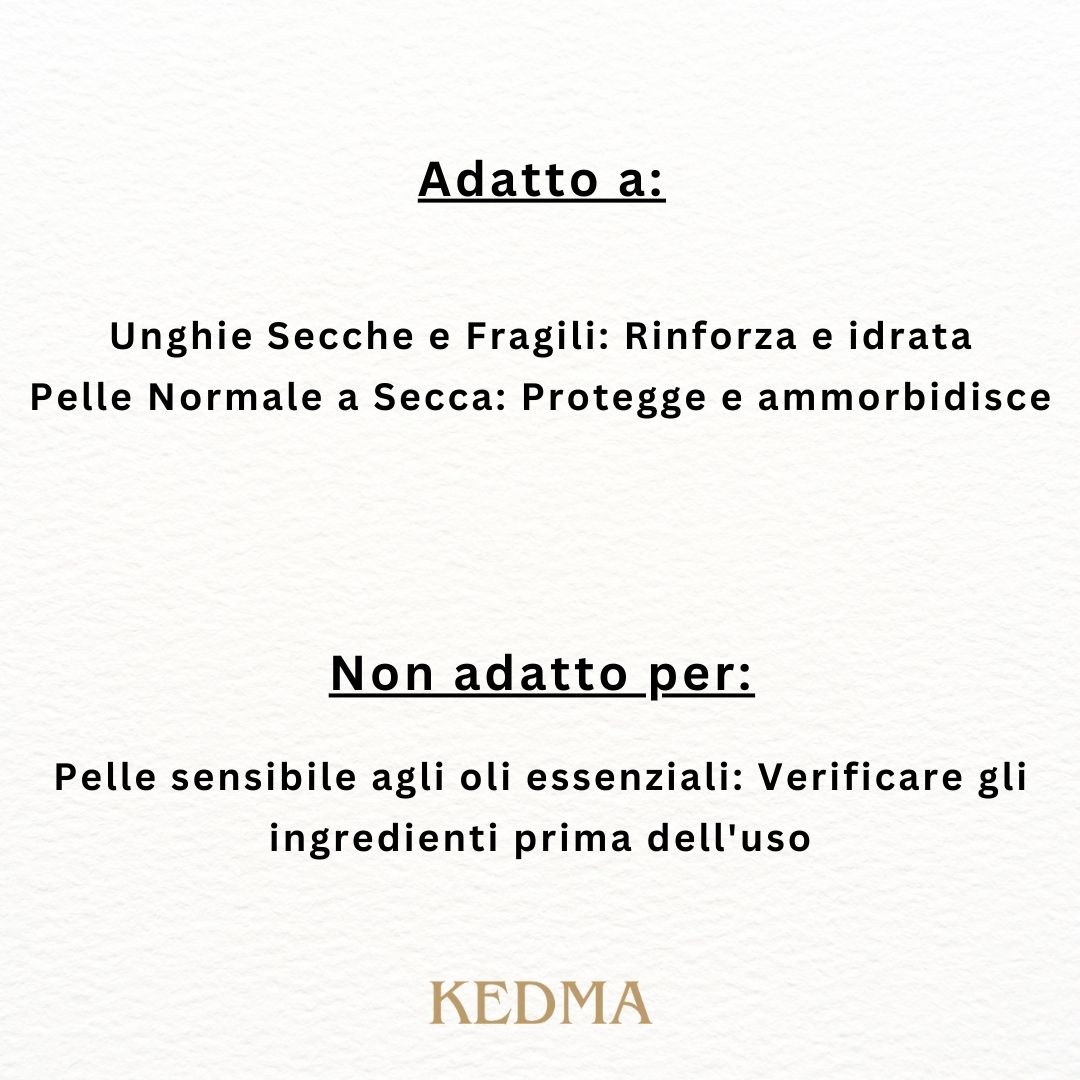 Kedma - Set Cura Unghie Golden Touch con Minerali del Mar Morto