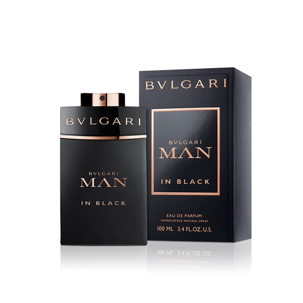 Flacone e confezione Bvlgari Man In Black Eau de Parfum 100ml.