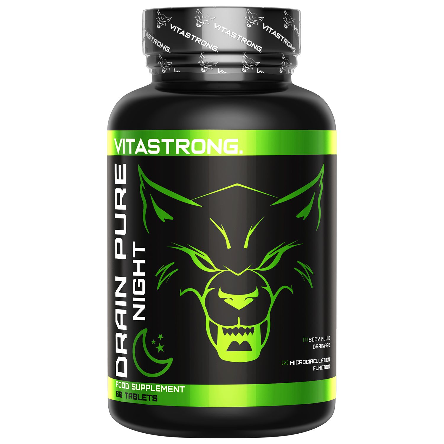 Vitastrong Drainpure Night - 60 Compresse, Integratore Drenante Notturno Contro Ritenzione Idrica