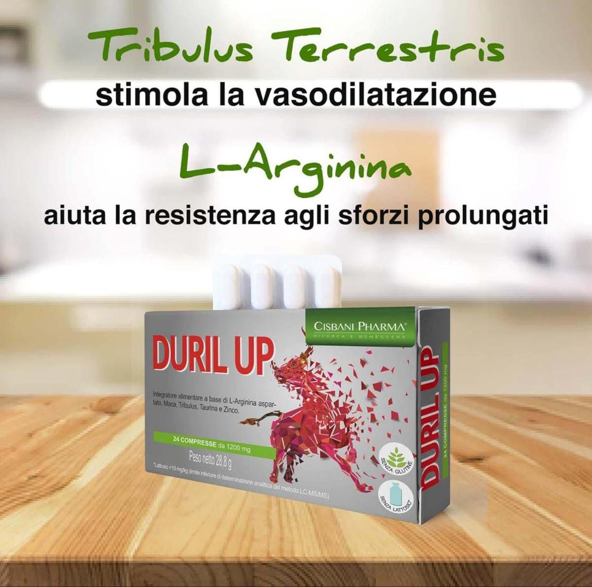 Cisbani Pharma Duril Up - Integratore per una maggiore vitalità e resistenza fisica