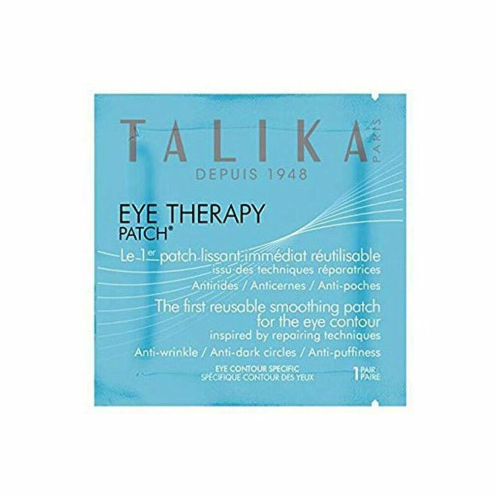 Confezione singola di Talika Eye Therapy Patch. Testo: Eye Therapy Patch, anti-rughe, anti-occhiaie, anti-borse. Un paio.