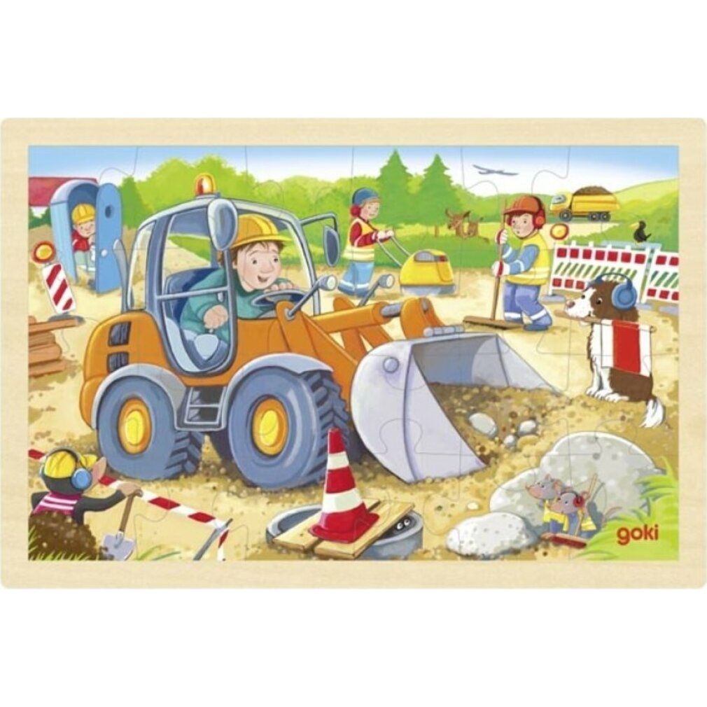 goki puzzle builder in legno 24 pezzi