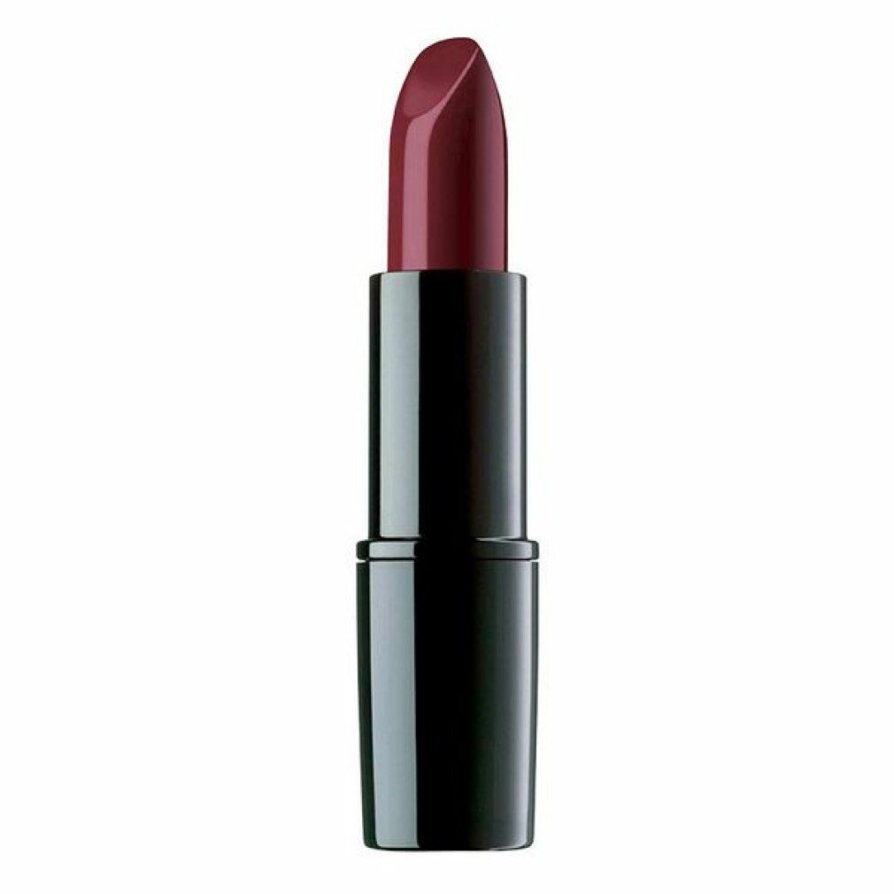 Rossetto con astuccio nero e stick rosso scuro. "ARTDECO" è scritto sullo stick.