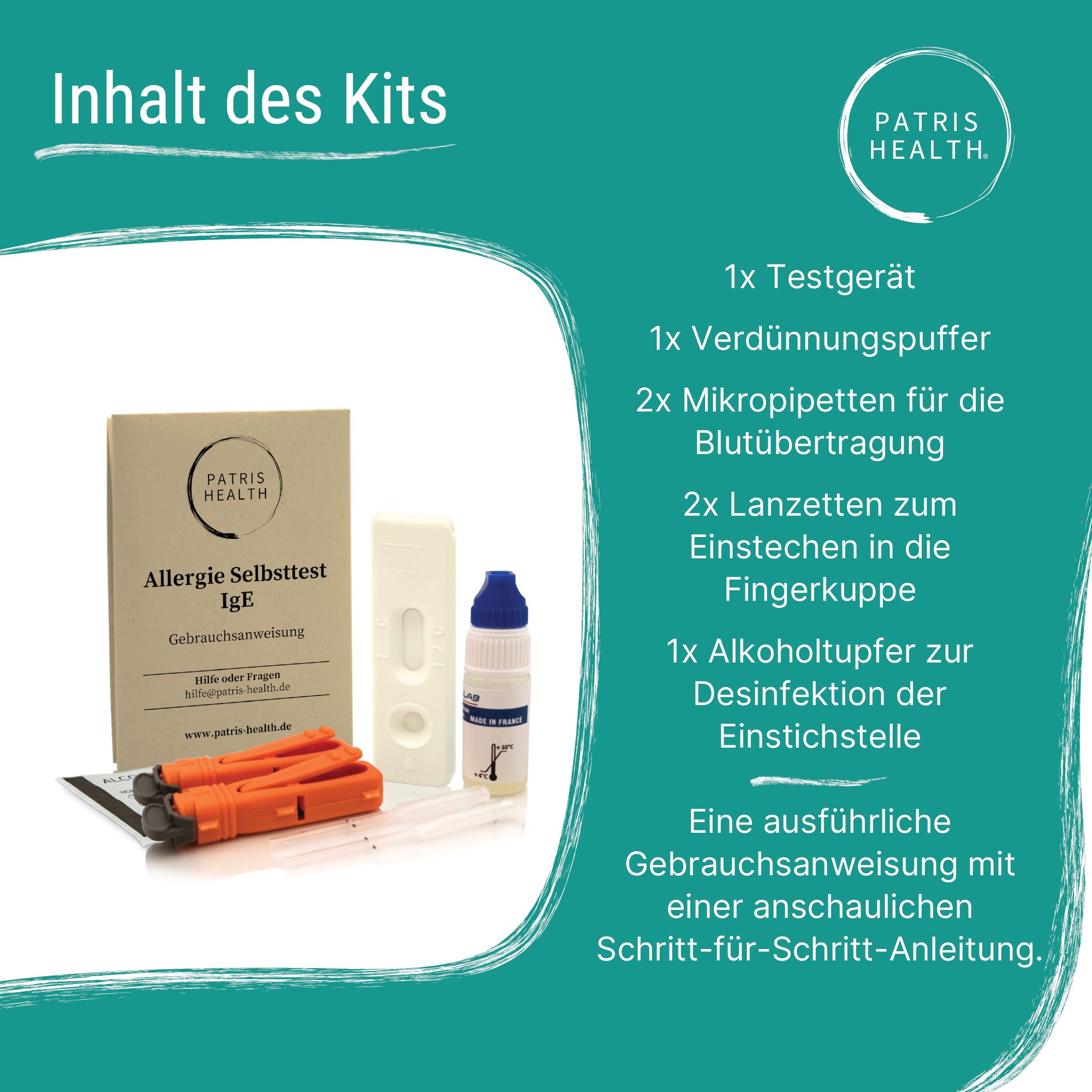 Test per le Allergie (IgE) Patris Health®