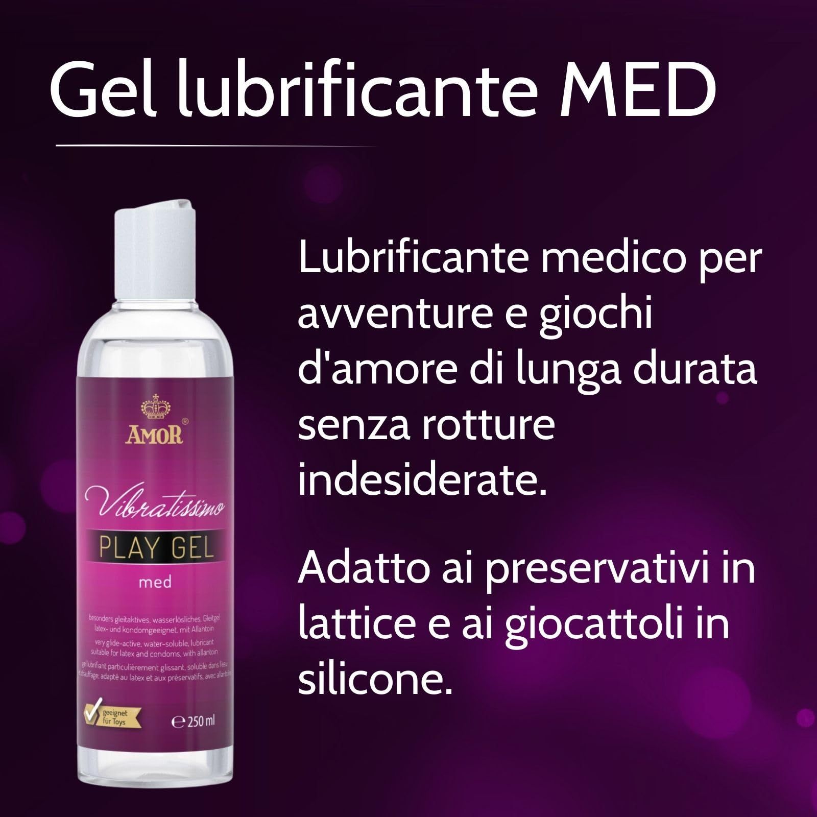 Vibratissimo Preservativi Nature + Play Gel Set