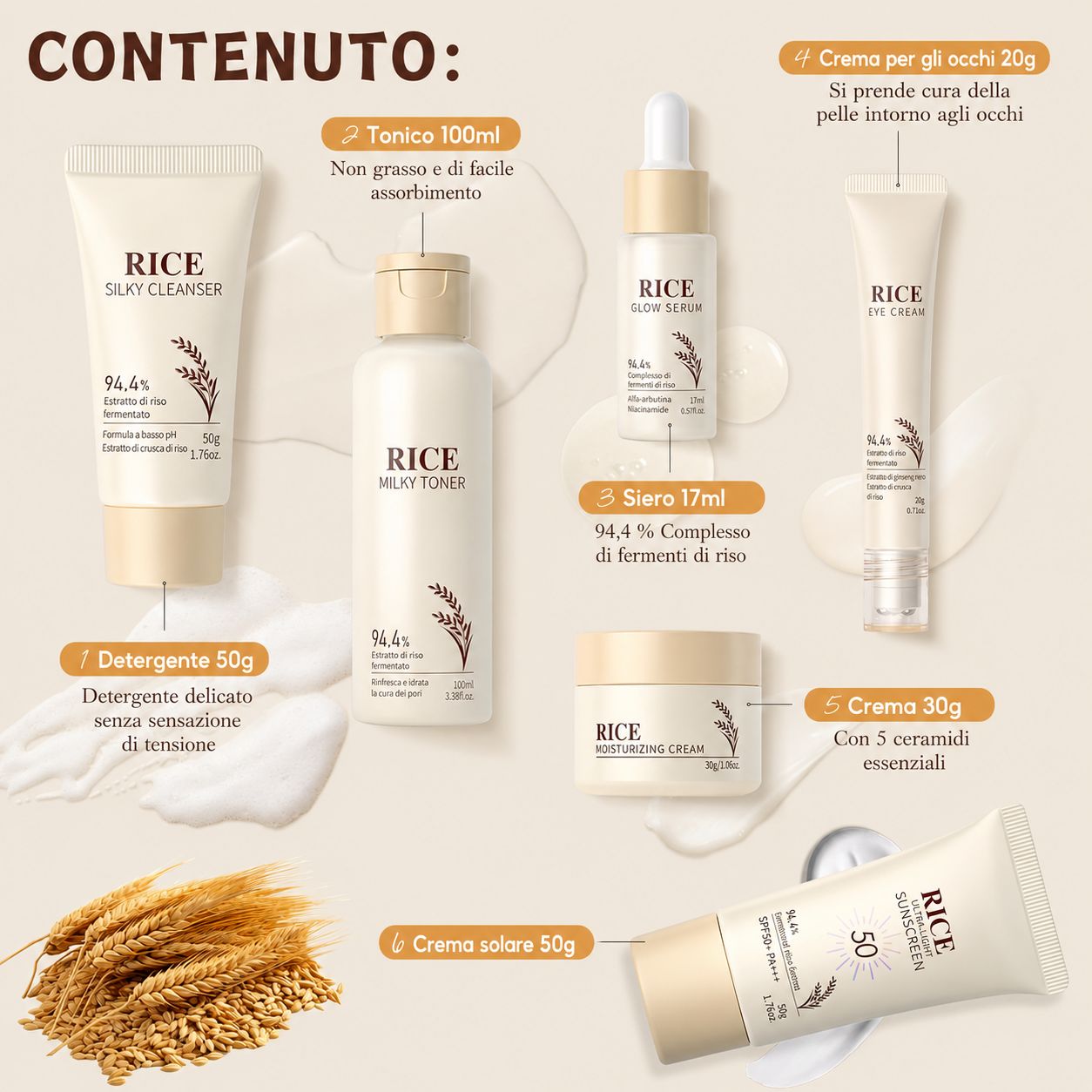SUMMISHI Set Korean Skincare al Riso