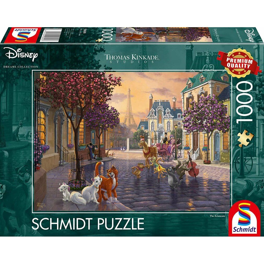 Disney, Gli Aristogatti - Puzzle da 1000 pezzi (Thomas Kinkade)