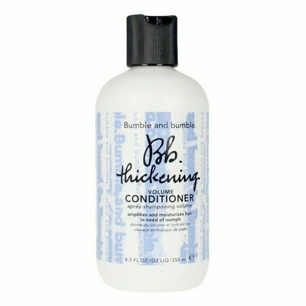 Flacone bianco con tappo nero. Scritta: Bb. thickening Volume Conditioner. 250ml.