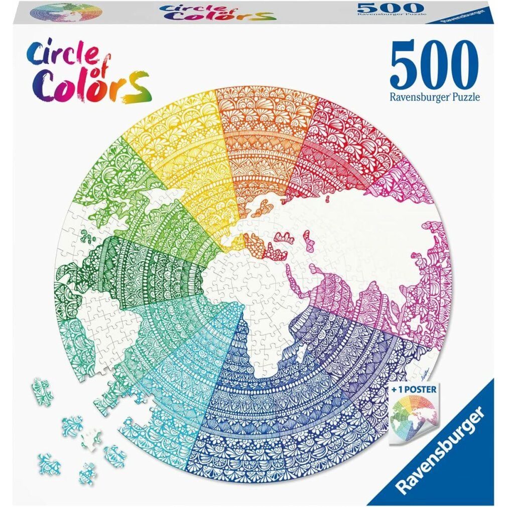 Puzzle del cerchio dei colori - Mandala, ück.