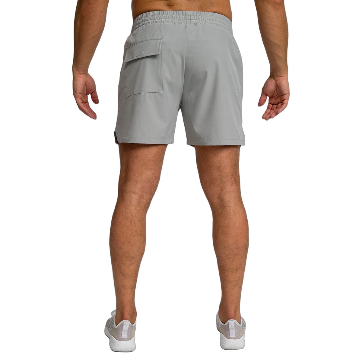 GymBeam Pantaloncini uomo TRN regular grigi con tasche con zip