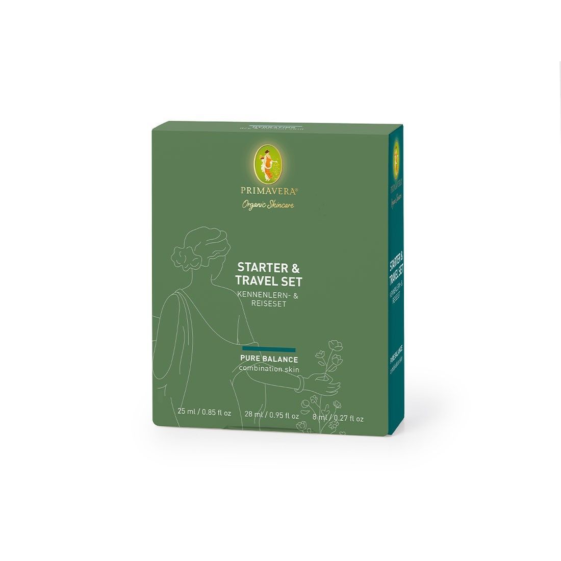 Primavera Organic Skincare Starter &amp; Traveller Set Equilibrio puro