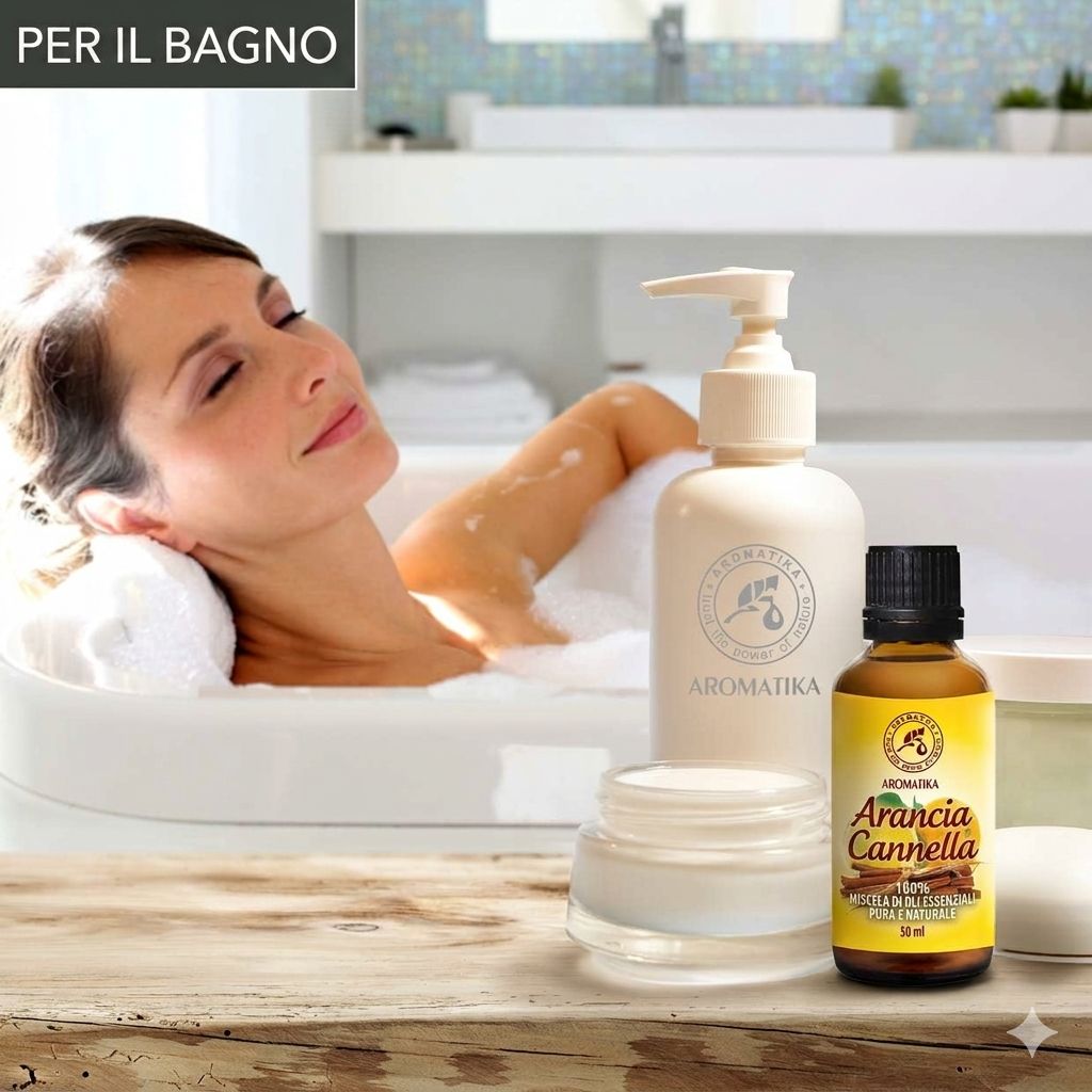 Miscela profumata AROMATIKA con olio di cannella e arancia