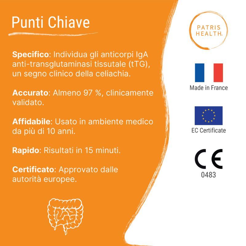 Test per la Celiachia Patris Health®