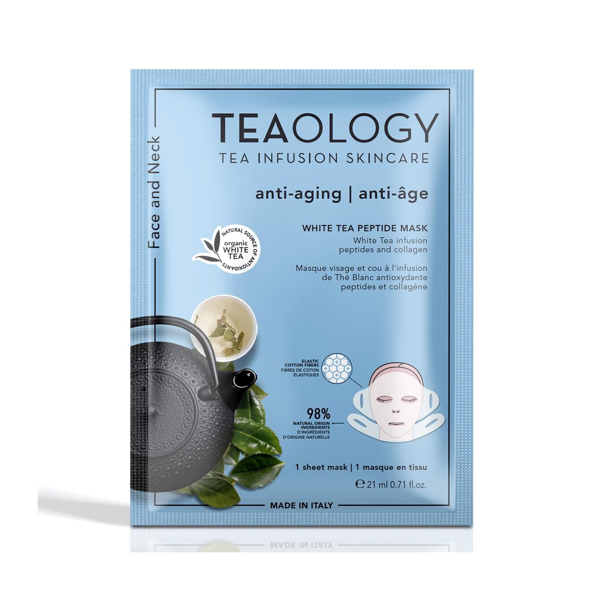 Maschera Peptidica al Tè Bianco di Teaology
