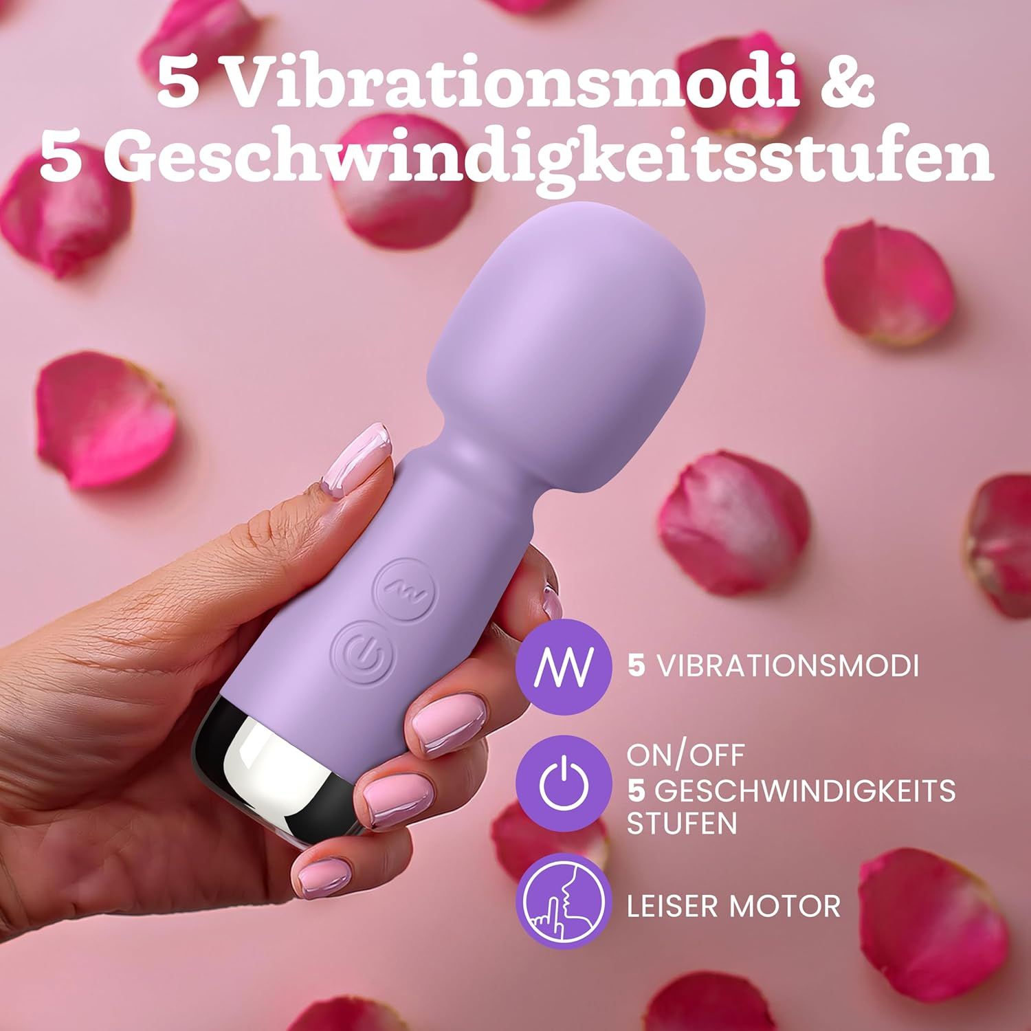 Oliver James Bullet Mini Vibratore, colore lilla