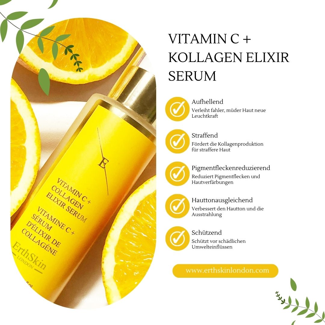 ErthSkin London Anti-Aging SIERO ELISIR VITAMINA C + COLLAGENE