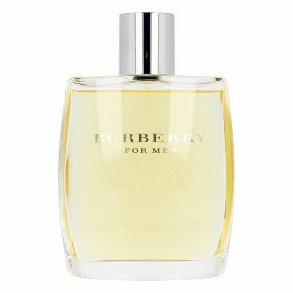 Flacone Burberry For Men Eau de Toilette. Flacone trasparente con tappo argentato.