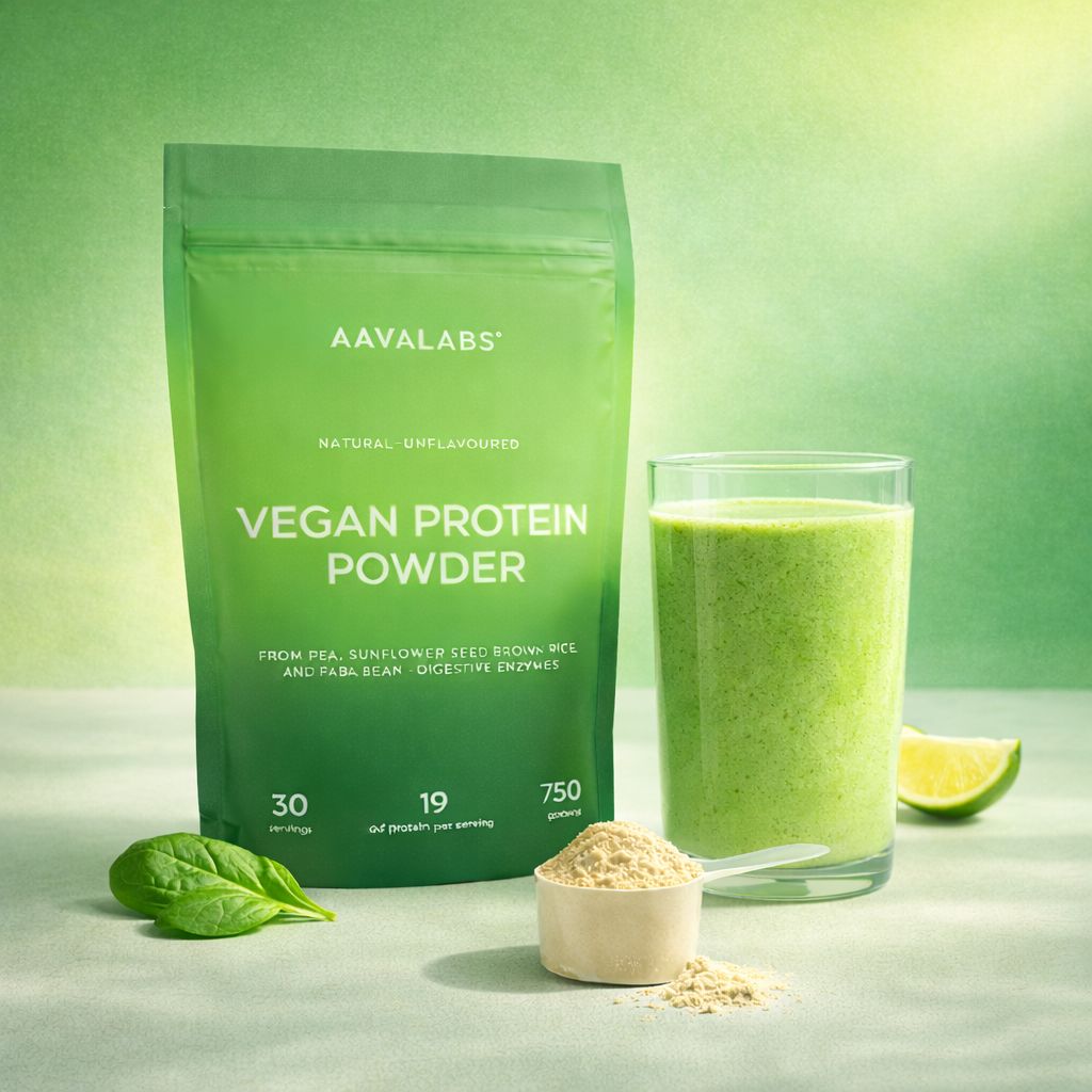 Aavalabs Proteine vegane in polvere | 4 proteine + 5 enzimi | 0 carboidrati e zuccheri