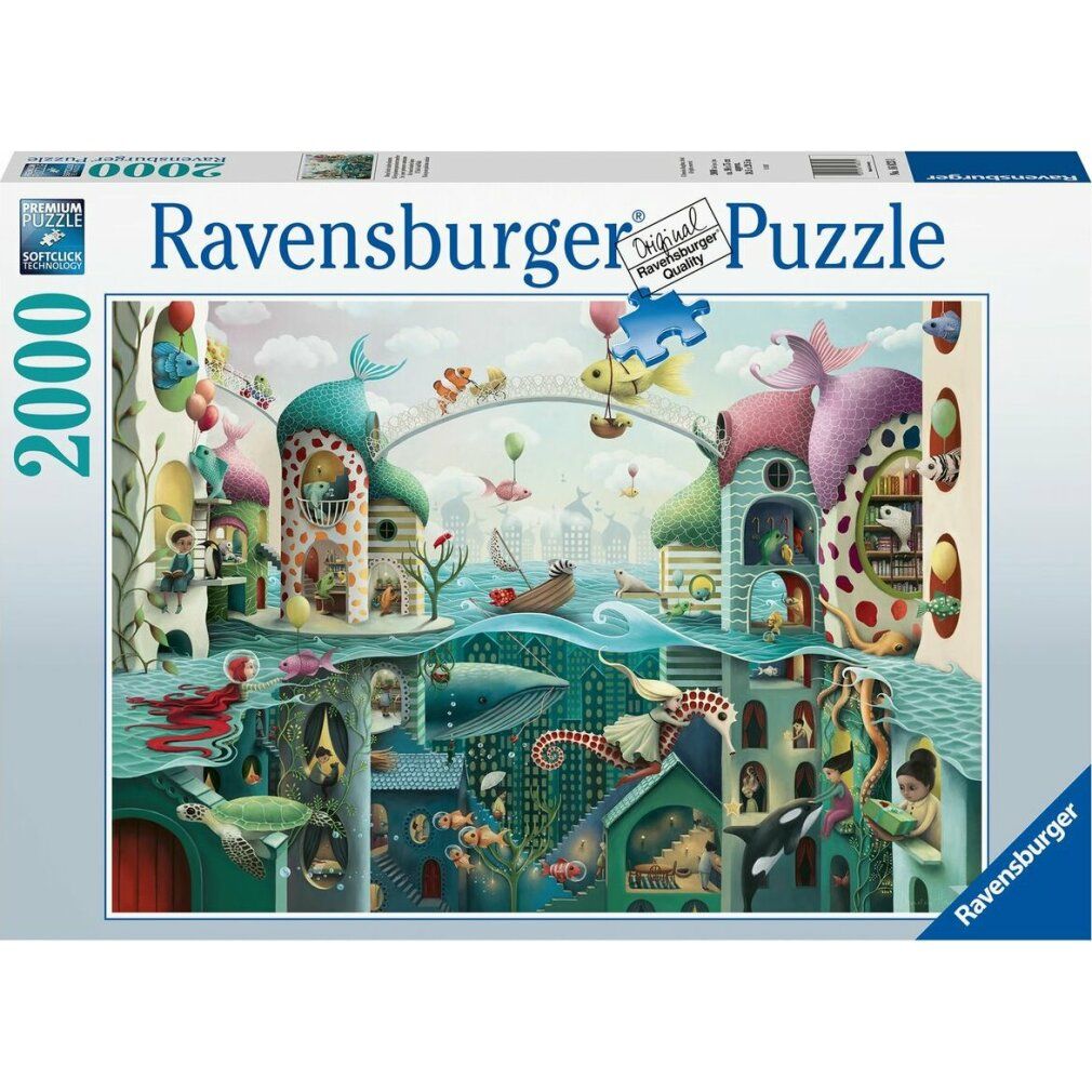 ravensburger puzzle Quando il pesce pescato potrebbe 2000 parti