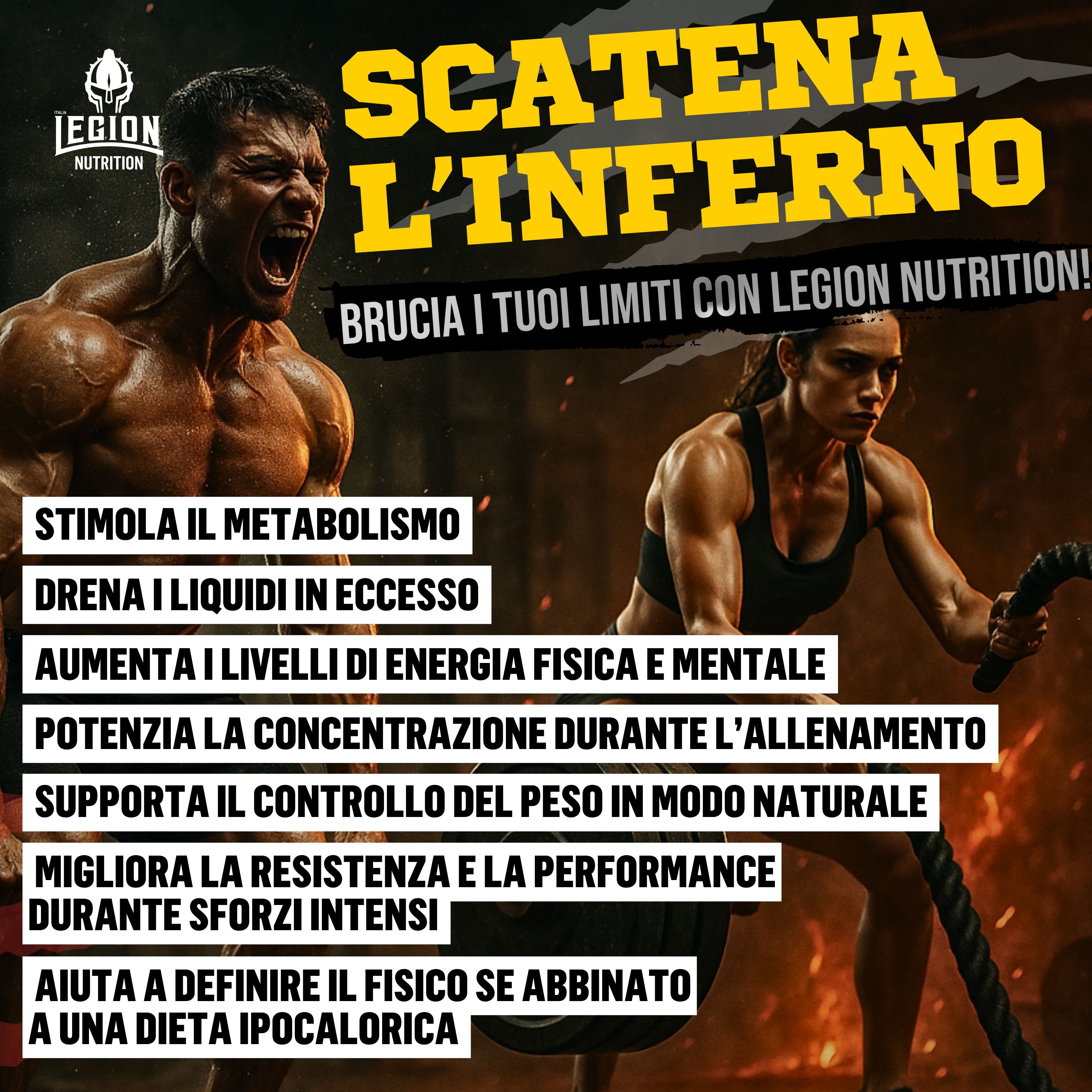 Ribovita Brucia Grassi Termogenico Forte | 120 Capsule Con Capsifen, Caffeina E Garcinia | Drenante Per Uomo E Donna