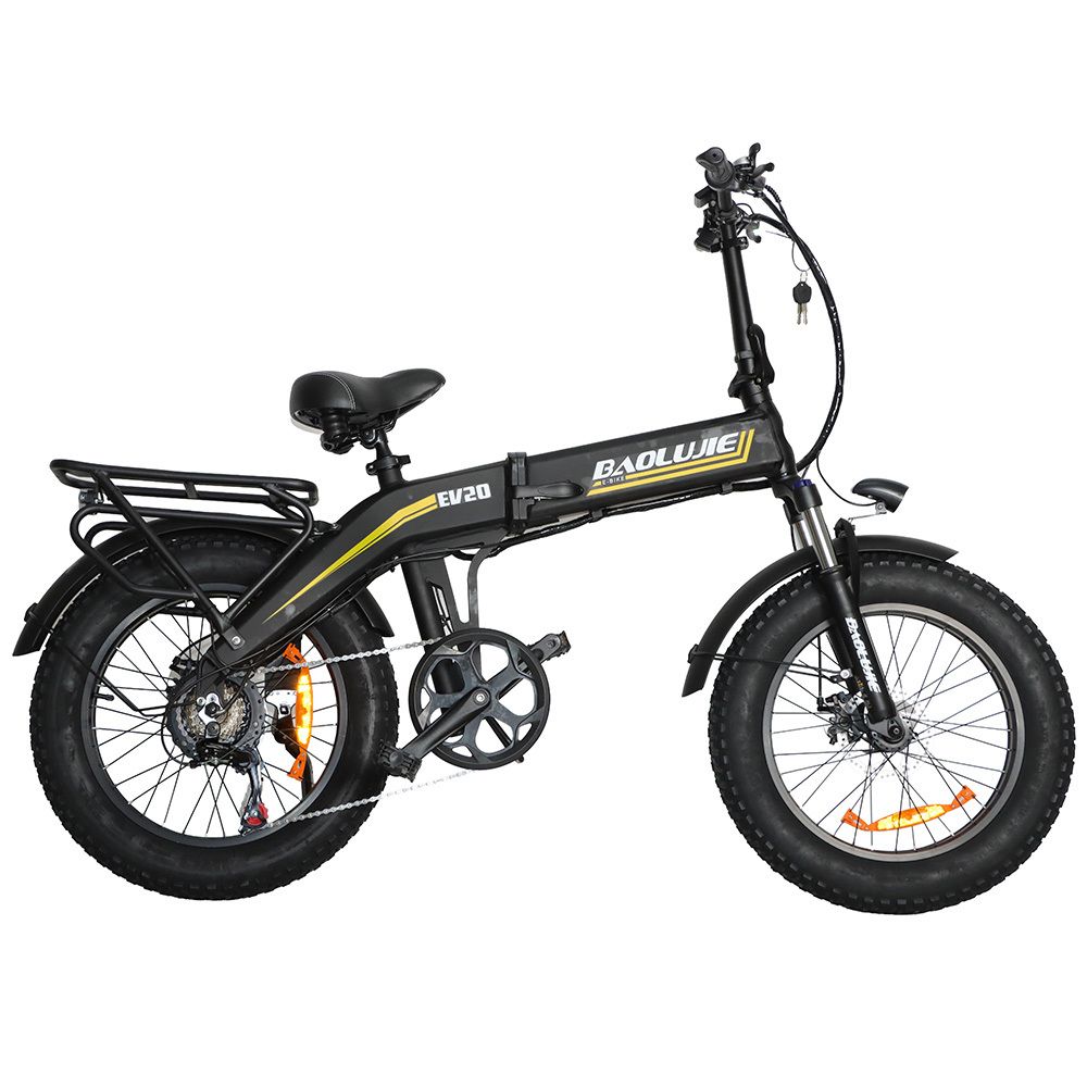 BAOLUJIE D7 Bicicletta elettrica pieghevole, batteria da 48 V 16 Ah