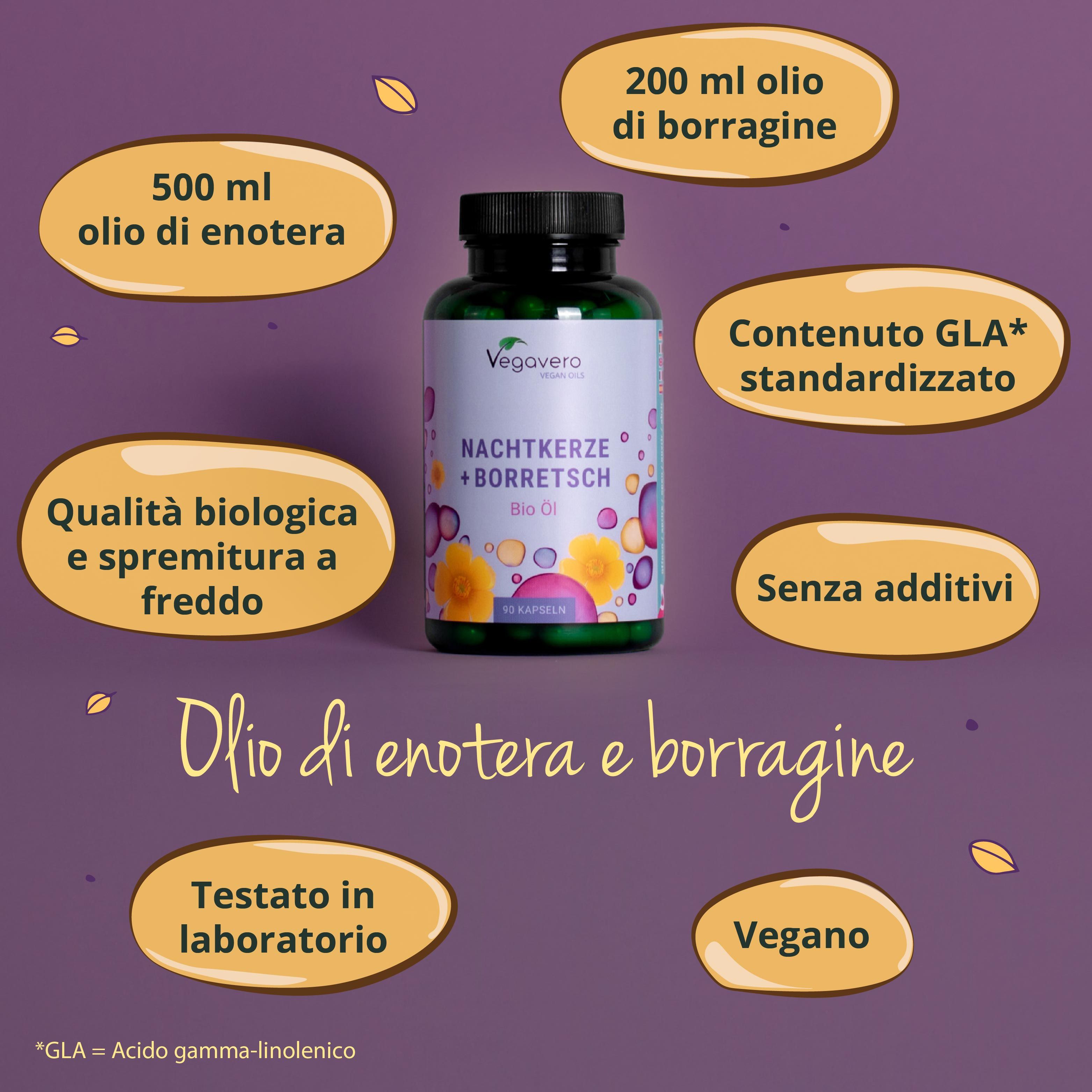 VEGAVERO Enotera e Borragine  BIO
