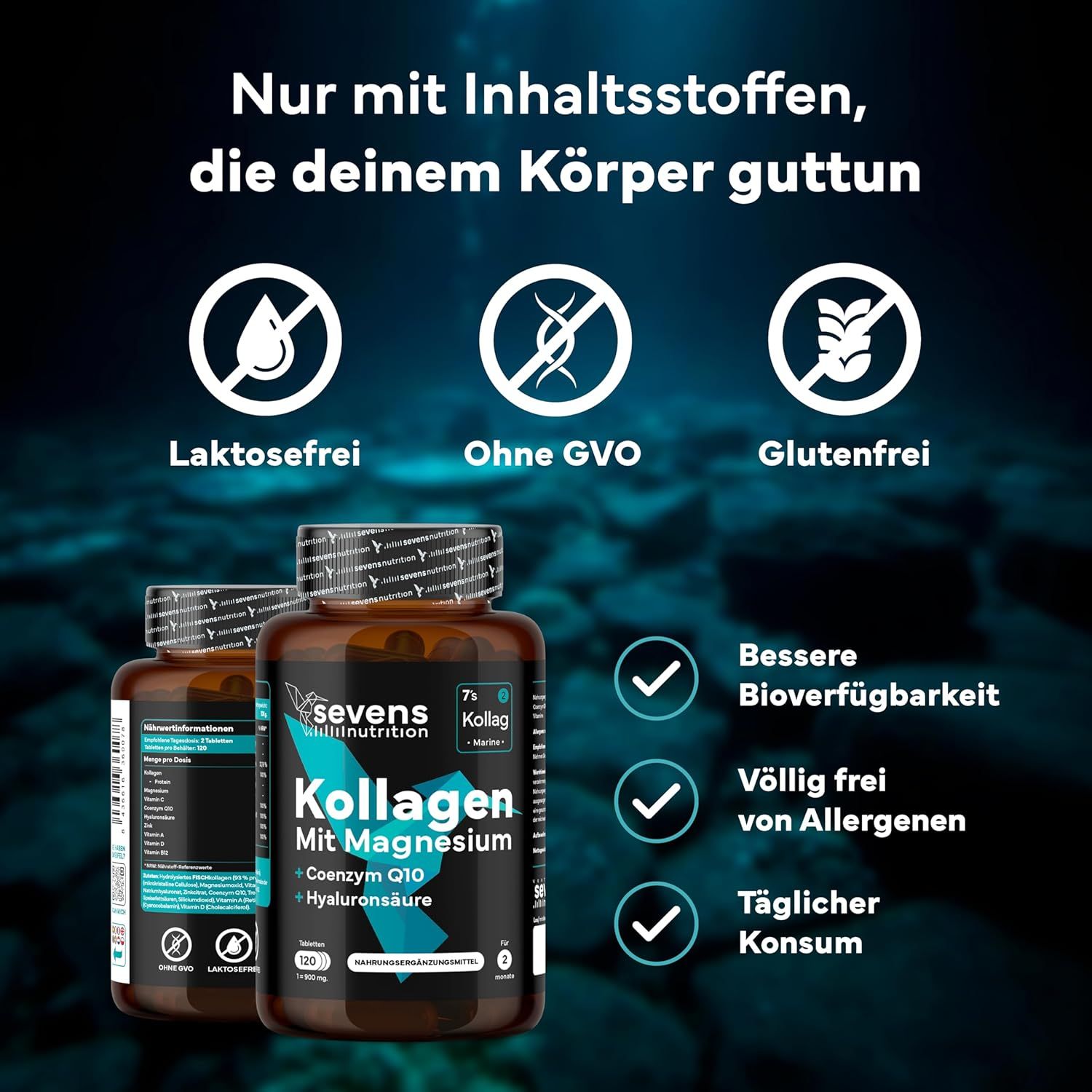SEVENS NUTRITION Capsule di Collagene