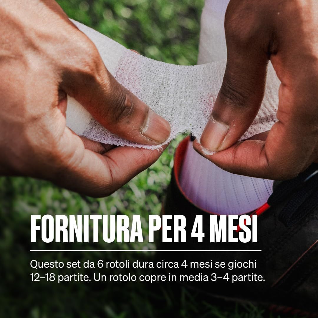 SPORTTAPE Bendaggio Autoadesivo - 5 cm x 4,5 m Bianco
