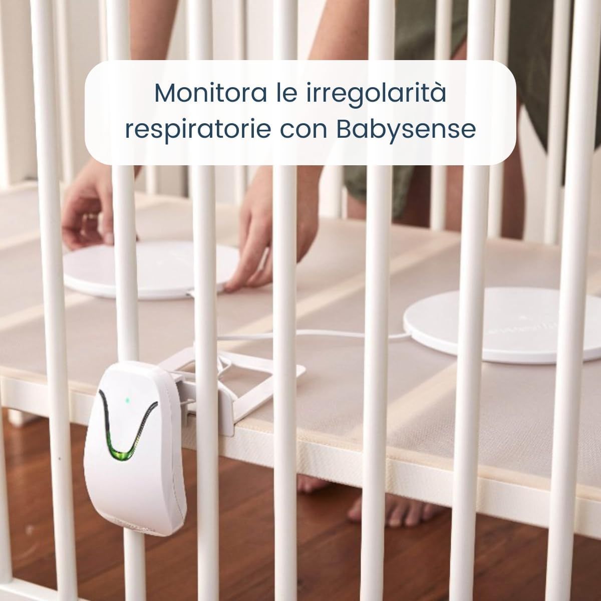 Monitor per il movimento respiratorio del bambino e baby monitor Babysense