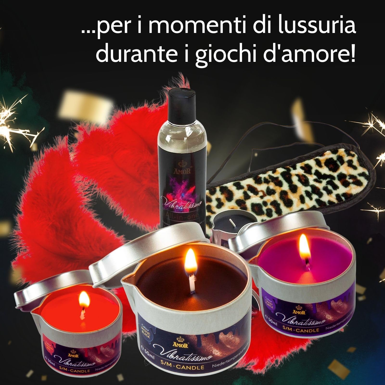 Vibratissimo Candela S/M Burning Red