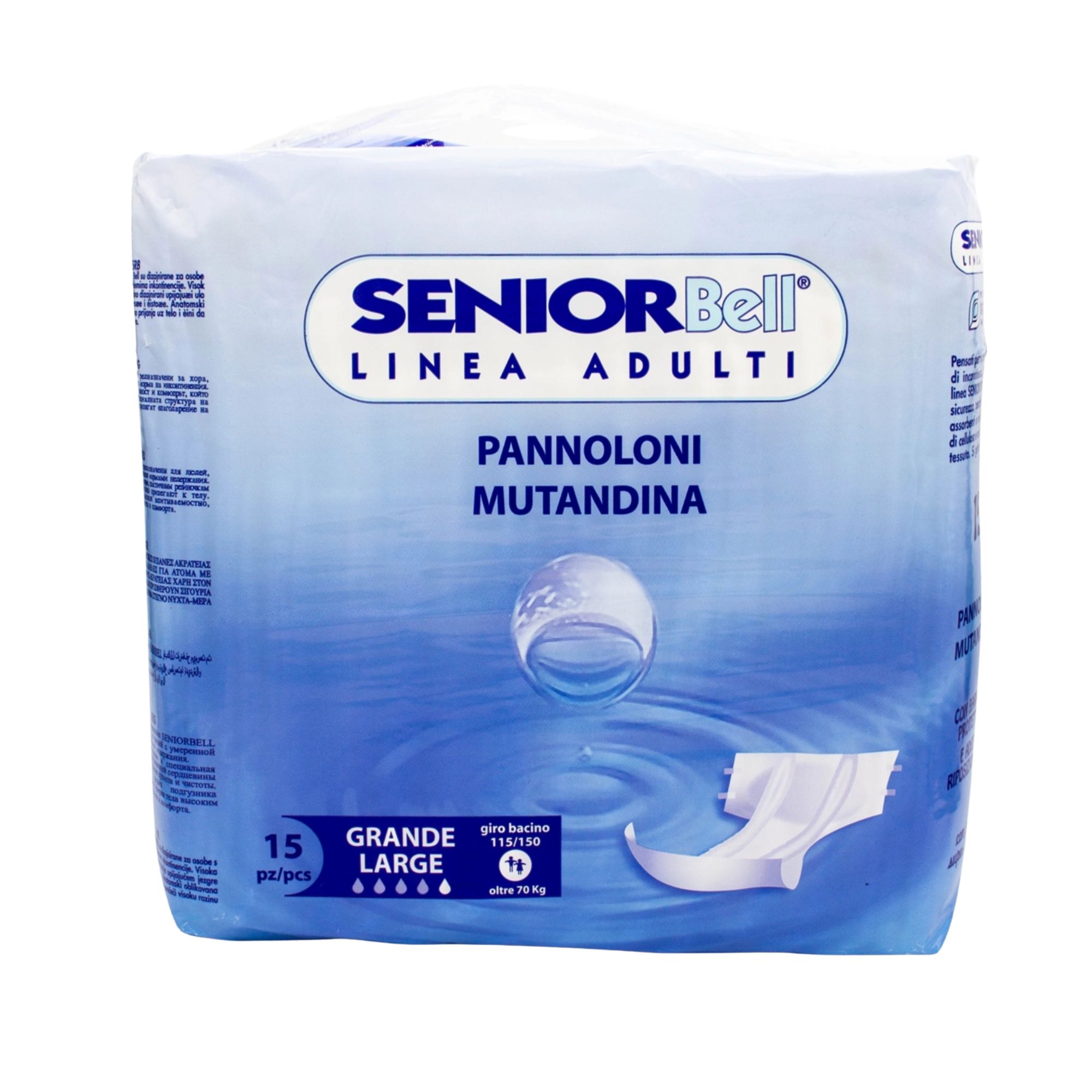 Medical Sud Senior Bell Pannoloni per Adulti monouso Taglia Grande