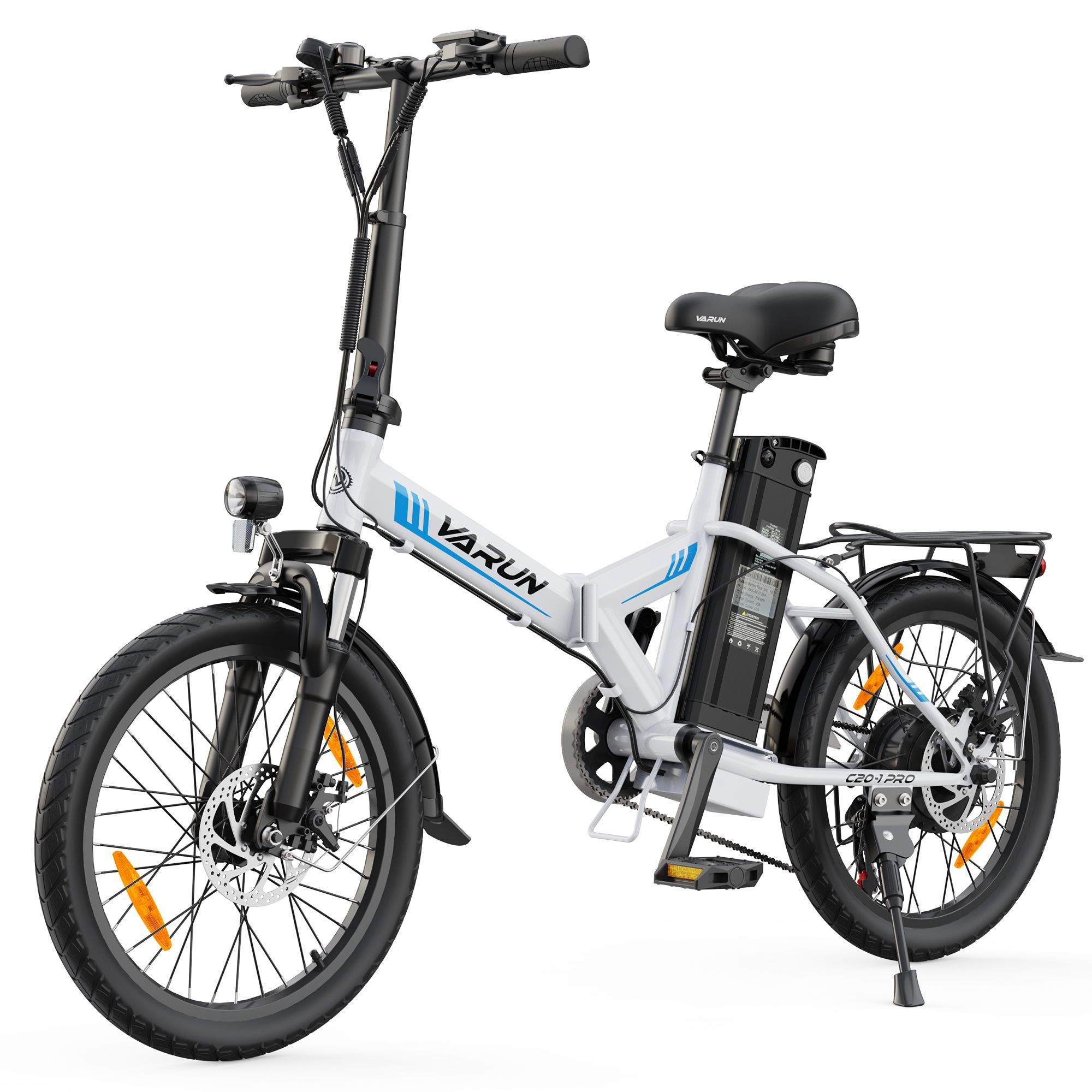 VARUN C20-1 PRO Bicicletta elettrica pieghevole, 48V 13Ah